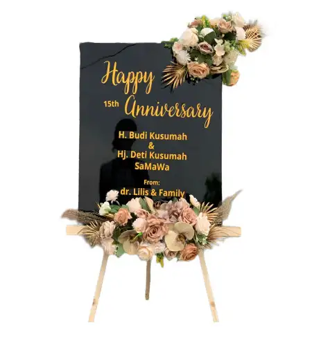Papan Bunga Akrilik Kluncing