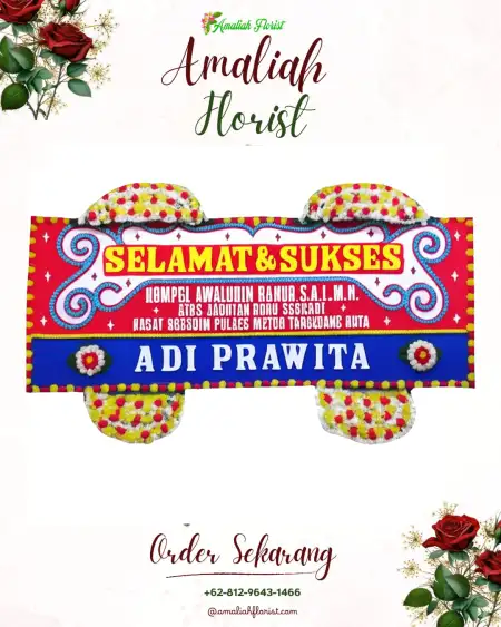 Papan Bunga Ucapan Selamat Kluncing